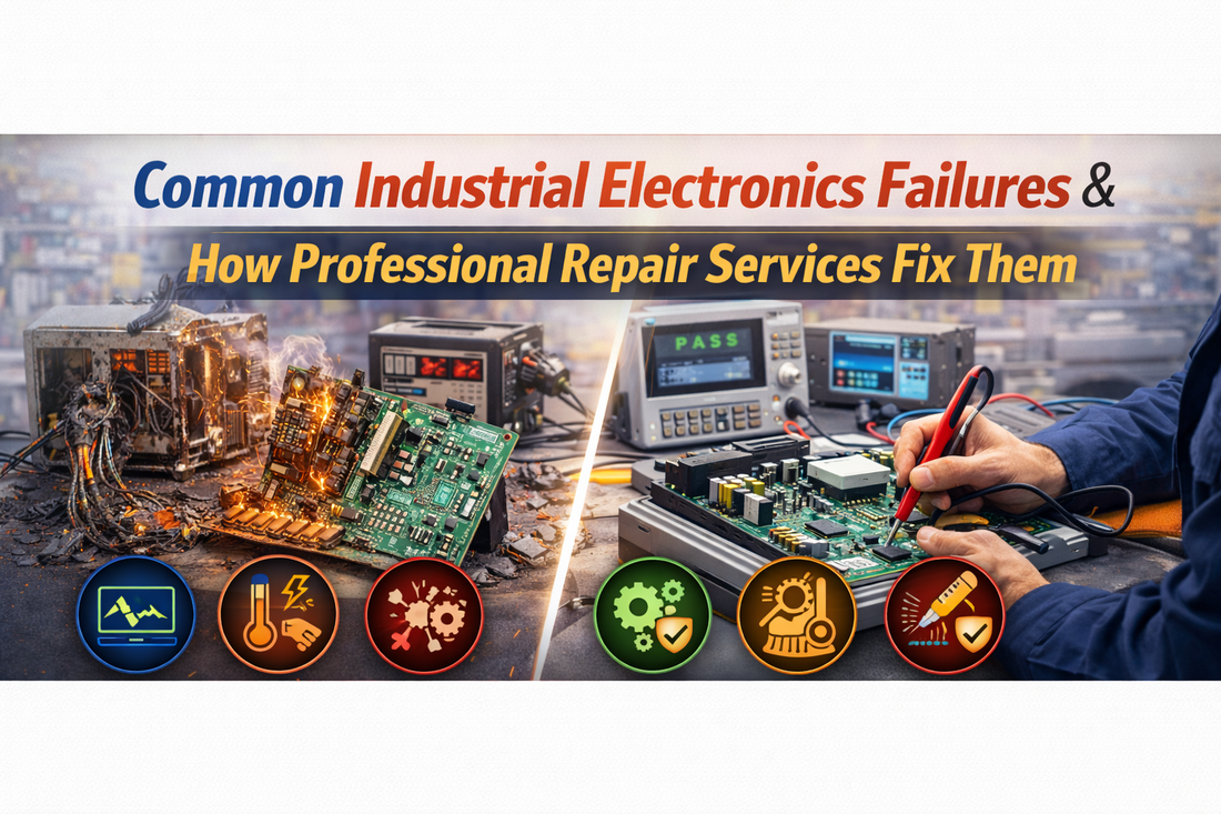 Common Industrial Electronics Failures & How Professional Repair Services Fix Them