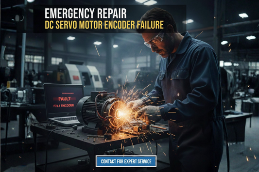 Emergency AC Drive Repair: DC Servo Motor Encoder Issues and Repairs