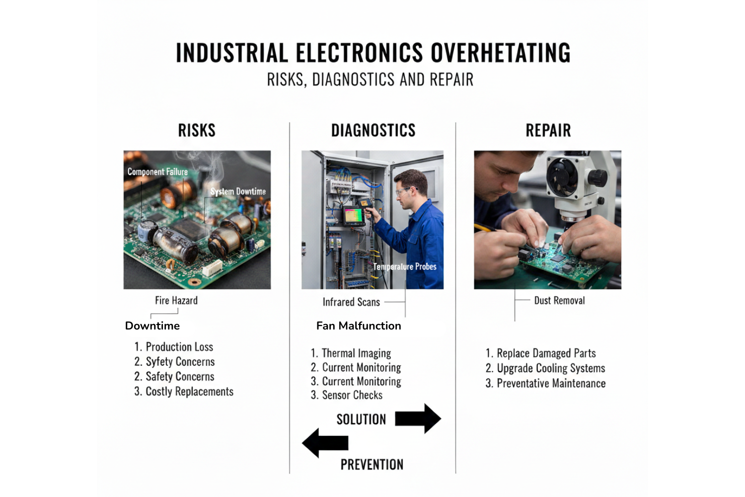 Industrial Electronics Overheating: Risks, Diagnostics, and Repair ...